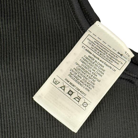 Adidas EQT Equipment Black Bodysuit Ribbed Stretch One Piece size XS NEW Tags - Picture 11 of 15